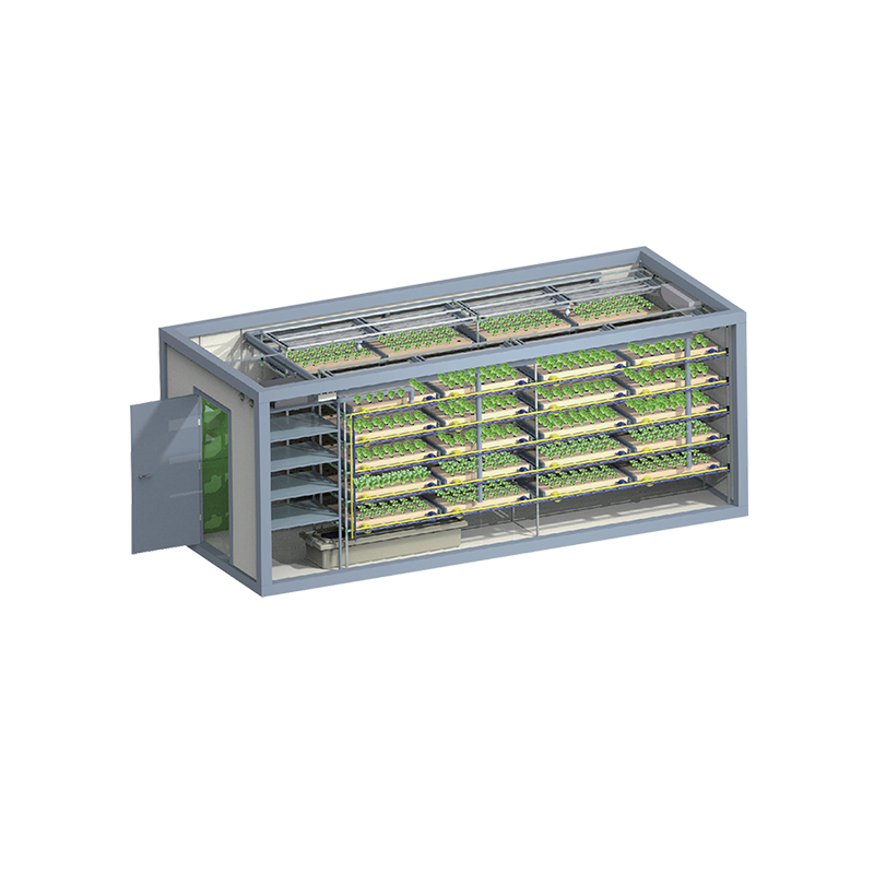 Contenedor de plantación solar