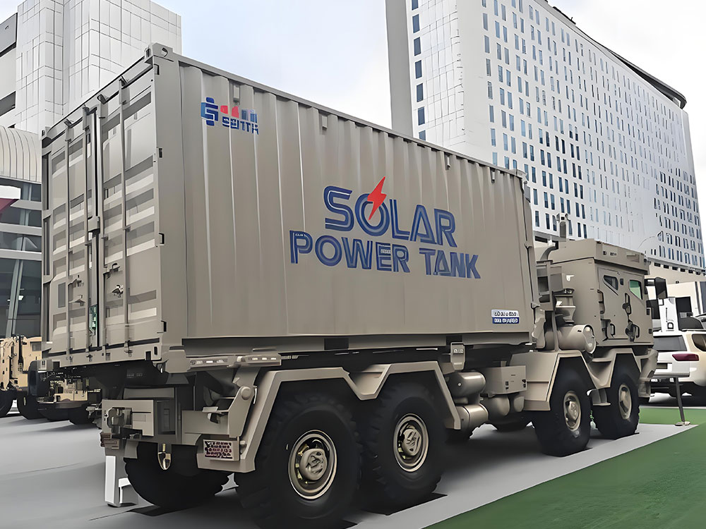 Solar Power Containers for Asuntos militares